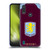 Aston Villa Football Club 2025/26 Crest Kit Home Soft Gel Case for Motorola Moto E6s (2020)
