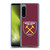 West Ham United FC 2025/26 Crest Kit Home Soft Gel Case for Sony Xperia 5 IV