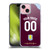 Aston Villa Football Club Custom 2025/26 Trikot Home Soft Gel Case for Apple iPhone 15