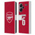 Arsenal FC 2025/26 Players Home Kit Gabriel Magalhães Leather Book Wallet Case Cover For Xiaomi Redmi Note 13 Pro Plus 5G