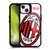 AC Milan Logo Icon Crest Oversized BLACK SHOCKPROOF BUMPER CASE COMPATIBLE WITH  & MAGSAFE Apple iPhone 14 Plus