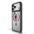 AC Milan Logo Icon Crest BLACK SHOCKPROOF BUMPER CASE COMPATIBLE WITH  & MAGSAFE Apple iPhone 16