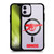 Arsenal FC Logo Icon Gunners Oversized BLACK SHOCKPROOF BUMPER CASE COMPATIBLE WITH Apple iPhone 11 & MAGSAFE