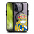 Real Madrid CF Logo Icon Crest Oversized BLACK SHOCKPROOF BUMPER CASE COMPATIBLE WITH  & MAGSAFE Apple iPhone 14 Pro
