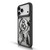 Real Madrid CF Logo Icon Urban BLACK SHOCKPROOF BUMPER CASE COMPATIBLE WITH  & MAGSAFE Apple iPhone 16 Plus