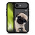 Animal Club International Icons Pug BLACK SHOCKPROOF BUMPER CASE COMPATIBLE WITH  & MAGSAFE Apple iPhone 17 Air