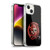 Anne Stokes Fire Tribal Dragon And Skull Soft Gel Case for Apple iPhone 14 Plus & MagSafe