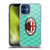 AC Milan 2020/21 Crest Kit Home Goalkeeper Soft Gel Case for Apple iPhone 12 Mini