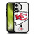 NFL Kansas City Chiefs Oversized BLACK SHOCKPROOF BUMPER CASE COMPATIBLE WITH Apple iPhone 16 & MAGSAFE