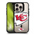 NFL Kansas City Chiefs Oversized BLACK SHOCKPROOF BUMPER CASE COMPATIBLE WITH Apple iPhone 16 Pro & MAGSAFE