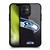 NFL Seattle Seahawks Oversized BLACK SHOCKPROOF BUMPER CASE COMPATIBLE WITH Apple iPhone 12 / iPhone 12 Pro & MAGSAFE