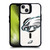 NFL Philadelphia Eagles Oversized BLACK SHOCKPROOF BUMPER CASE COMPATIBLE WITH Apple iPhone 14 Plus & MAGSAFE