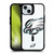 NFL Philadelphia Eagles Oversized BLACK SHOCKPROOF BUMPER CASE COMPATIBLE WITH Apple iPhone 15 Plus & MAGSAFE