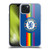 Chelsea Football Club PRIDE CREST Vertical Blue Soft Gel Case for Apple iPhone 15 Plus