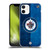 NHL Winnipeg Jets Half Distressed Soft Gel Case for Apple iPhone 12 Mini