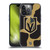 NHL Vegas Golden Knights Cow Pattern Soft Gel Case for Apple iPhone 14 Pro