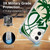 NBA Milwaukee Bucks Half Oversized Soft Gel Case for Apple iPhone 12 / iPhone 12 Pro & MagSafe