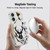 NBA Milwaukee Bucks White Marble Soft Gel Case for Apple iPhone 16 Plus & MagSafe