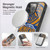 NBA New York Knicks Half Oversized Gel Armour Case For Apple iPhone 14 Pro Max