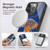 NBA New York Knicks Marble Agates Gel Armour Case For Apple iPhone 16 Pro Max