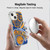 NBA New York Knicks Half Oversized Soft Gel Case for Apple iPhone 14 Plus & MagSafe