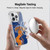 NBA New York Knicks Marble Agates Soft Gel Case for Apple iPhone 15 Pro Max & MagSafe