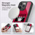 NBA Chicago Bulls Typography Gel Armour Case For Apple iPhone 15 Pro