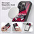 NBA Chicago Bulls Marble Agates Gel Armour Case For Apple iPhone 16 Pro