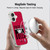 NBA Chicago Bulls Typography Soft Gel Case for Apple iPhone 16 & MagSafe