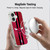 NBA Chicago Bulls Stripes Soft Gel Case for Apple iPhone 16 Plus & MagSafe