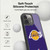 NBA Los Angeles Lakers Plain Gel Armour Case For Apple iPhone 15 Pro