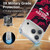 NBA Chicago Bulls Marble Agates Soft Gel Case for Apple iPhone 17 Pro