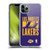 NBA Los Angeles Lakers Typography Soft Gel Case for Apple iPhone 11 Pro Max