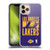 NBA Los Angeles Lakers Typography Soft Gel Case for Apple iPhone 11 Pro