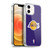 NBA Los Angeles Lakers Plain Soft Gel Case for Apple iPhone 12 / iPhone 12 Pro & MagSafe