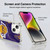 NBA Los Angeles Lakers Marble Agates Soft Gel Case for Apple iPhone 14