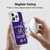 NBA Los Angeles Lakers Distressed Soft Gel Case for Apple iPhone 16 Pro & MagSafe