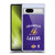 NBA Los Angeles Lakers Distressed Soft Gel Case for Google Pixel 7a