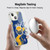 NBA Golden State Warriors Marble Agates Soft Gel Case for Apple iPhone 13