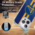 NBA Golden State Warriors Stripes Soft Gel Case for Apple iPhone 14 Pro & MagSafe
