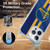 NBA Golden State Warriors Stripes Soft Gel Case for Apple iPhone 15 Pro Max & MagSafe