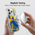 NBA Golden State Warriors Half Oversized Soft Gel Case for Apple iPhone 15 Pro & MagSafe