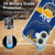 NBA Golden State Warriors Marble Agates Soft Gel Case for Apple iPhone 16 Plus & MagSafe
