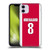 Arsenal FC 2025/26 Players Home Kit 1st Group Martin Ødegaard Soft Gel Case for Apple iPhone 11