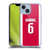 Arsenal FC 2025/26 Players Home Kit 1st Group Gabriel Magalhães Soft Gel Case for Apple iPhone 14