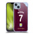 Aston Villa Football Club 2025/26 Players Home Kit 2nd Group John McGinn Soft Gel Case for Apple iPhone 14 Plus