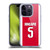 Arsenal FC 2025/26 Players Home Kit 2nd Group Piero Hincapié Soft Gel Case for Apple iPhone 14 Pro