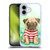 Kayomi Harai Graphic Art Pug Soft Gel Case for Apple iPhone 16 & MagSafe