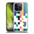 Juventus Football Club Graphic Collection Pixel Pattern Soft Gel Case for Apple iPhone 14 Pro & MagSafe