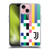 Juventus Football Club Graphic Collection Pixel Pattern Soft Gel Case for Apple iPhone 15 & MagSafe